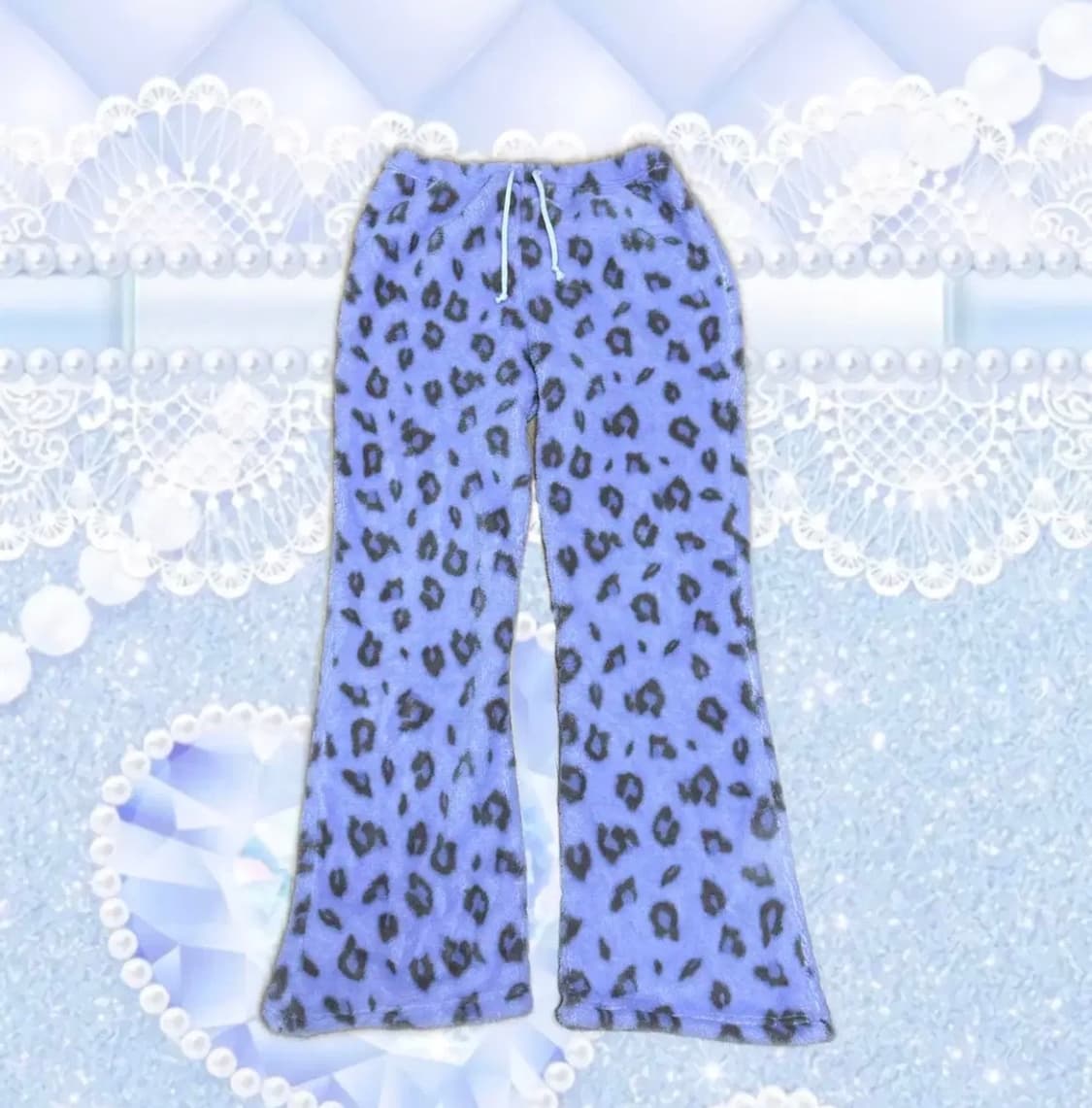 새상품급 슈가돌 네코미미 호피 네코미미 후드집업 갸루 룸웨어 상품이미지2