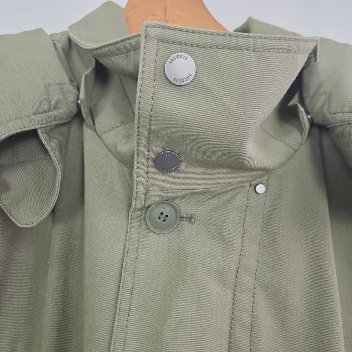 라코스테 남성 105 야상형 사파리 방수자켓 BH1986-20C 상품이미지5