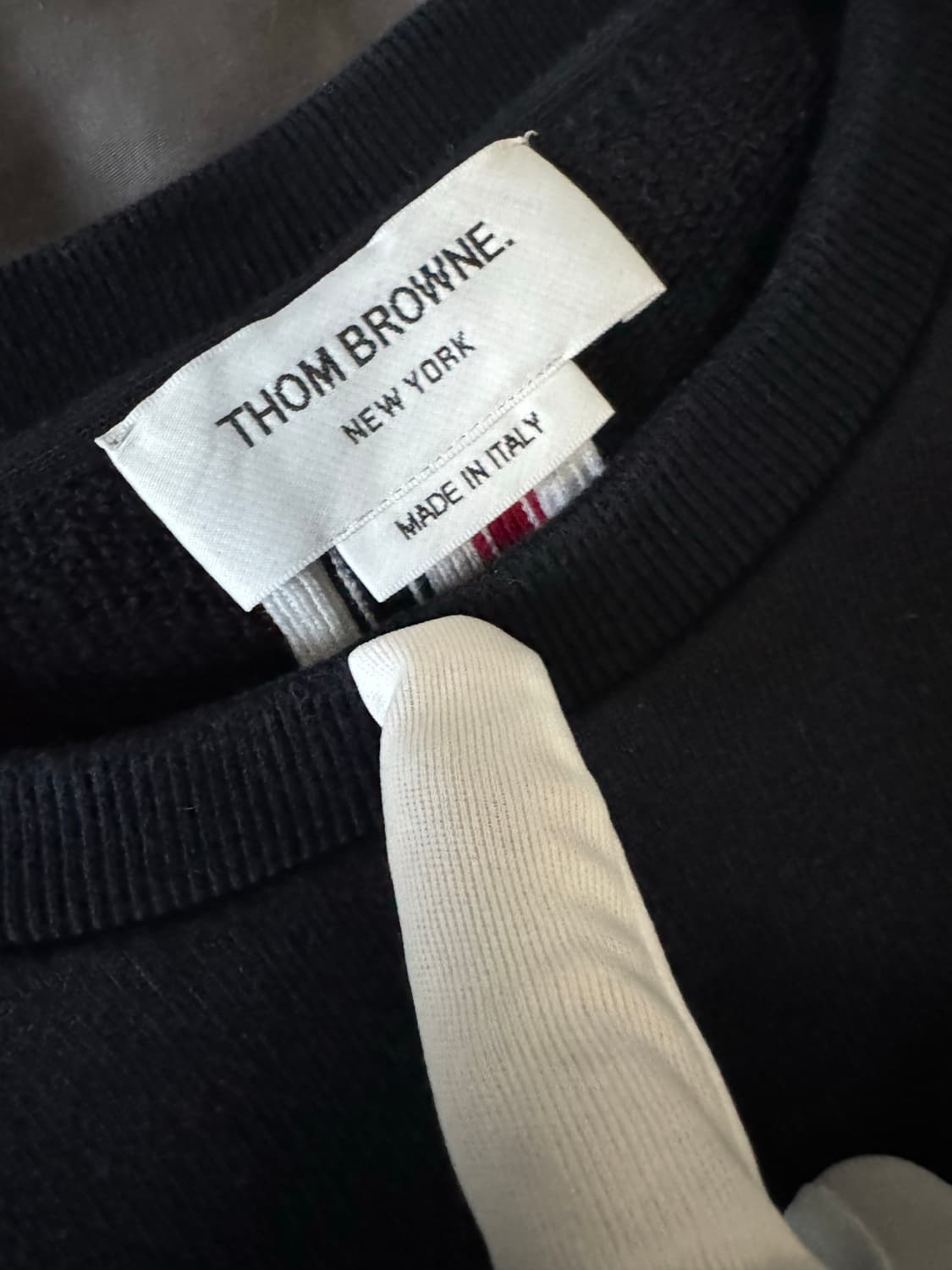 (정품) 톰브라운 백 삼선 맨투맨  상품이미지6