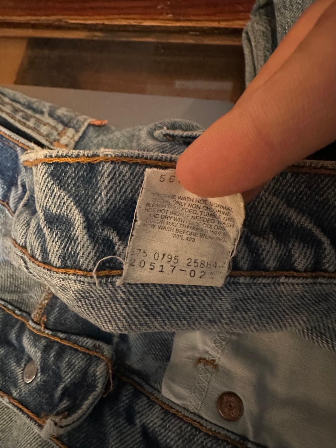 90s USA Levis 517 Boot Cut Denim Pants 상품이미지7