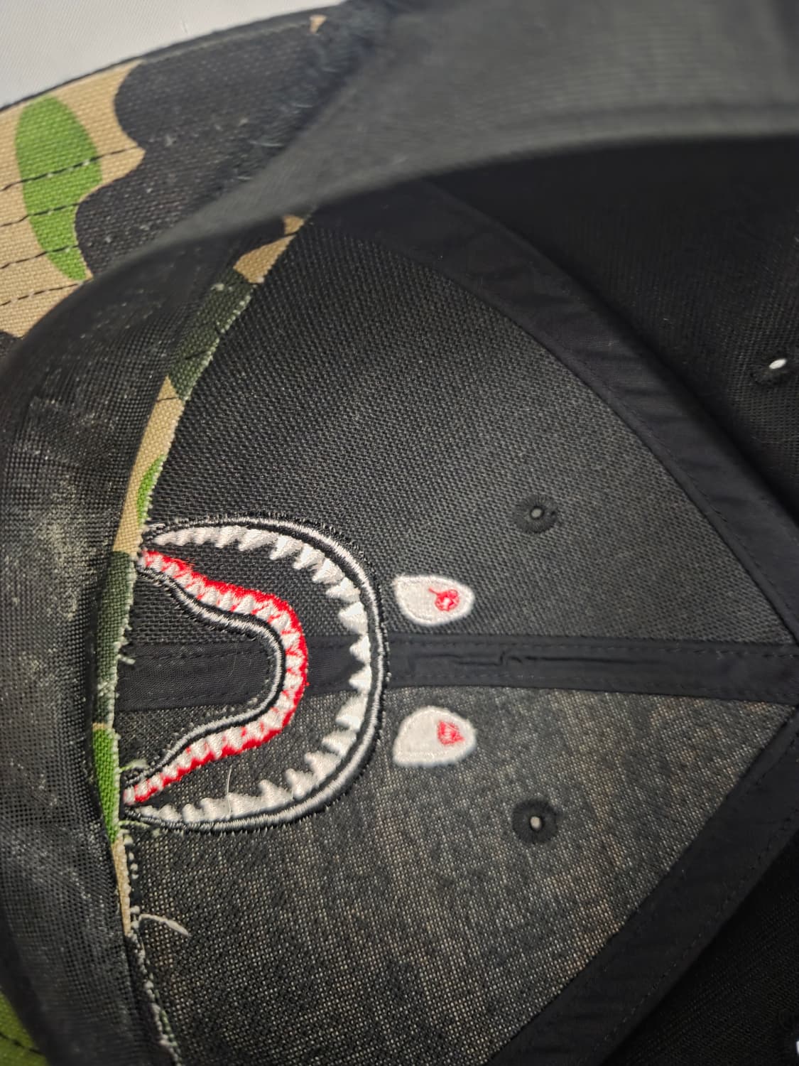 베이프 abc카모 샤크 스냅백 볼캡 상품이미지8