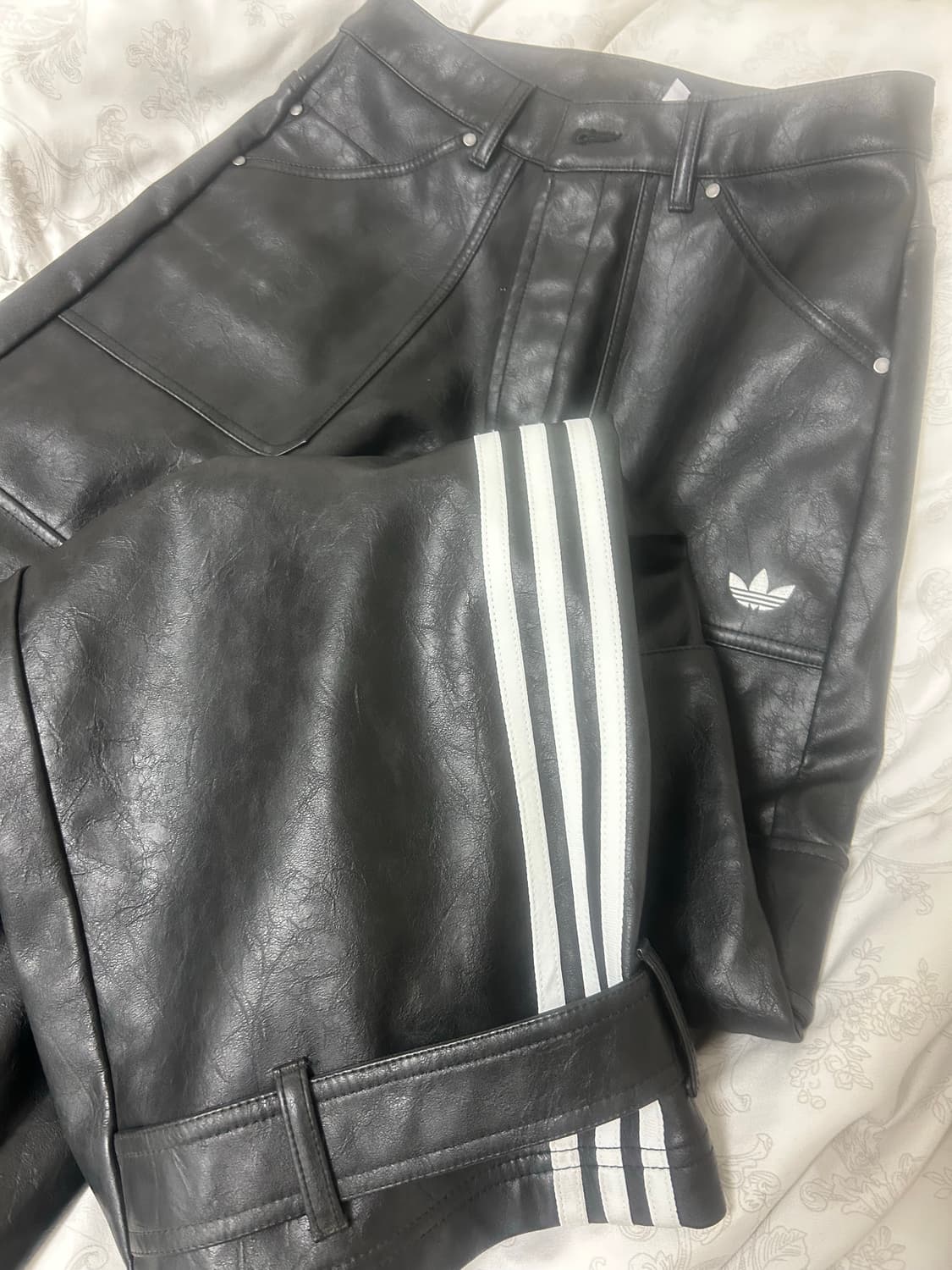 아디다스 가죽바지 상품이미지1