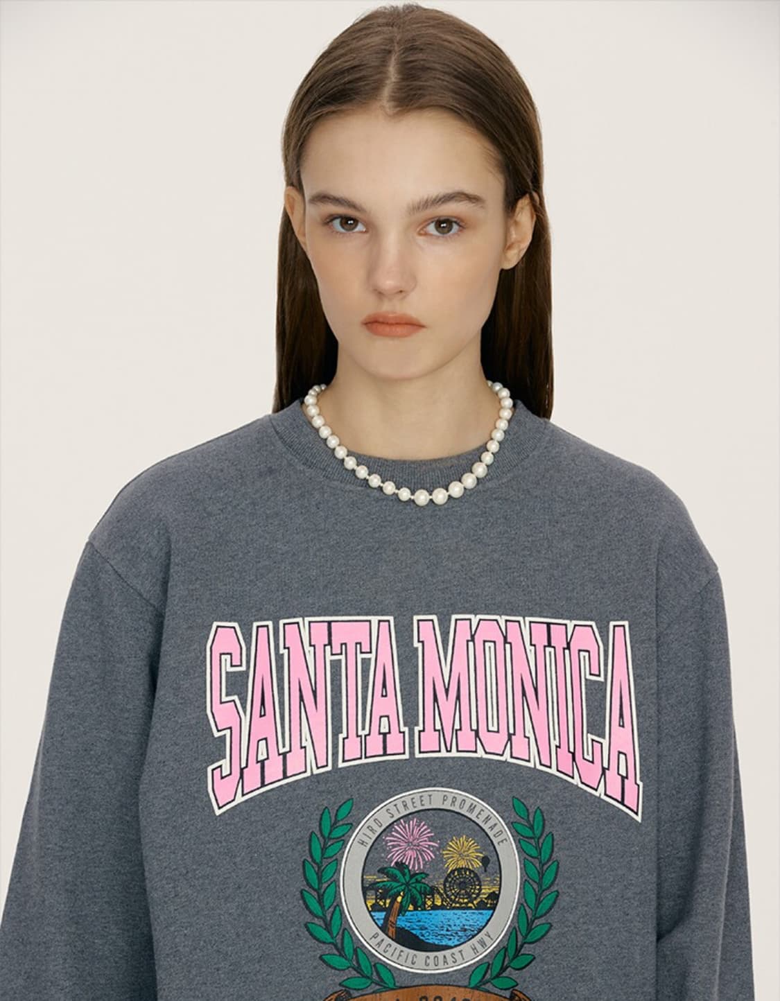 (새상품) and you 앤유 시티 아트워크 스웻셔츠 맨투맨 상품이미지1