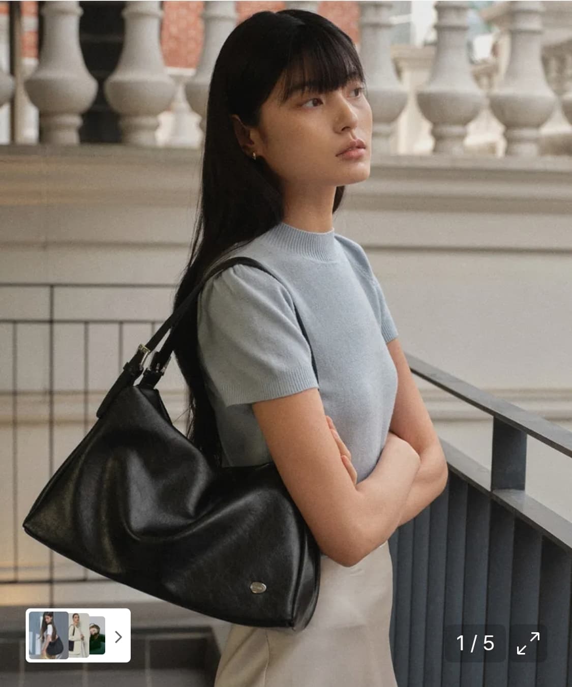 [새상품] 돈키 가방 소부 나일론 다크브라운 상품이미지1