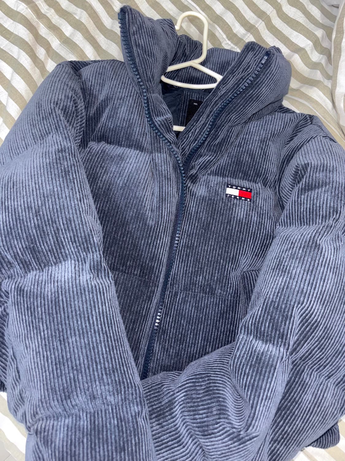 타미진스 워시드 코듀로이 알래스카 패딩 덕다운 크롭패딩 상품이미지6