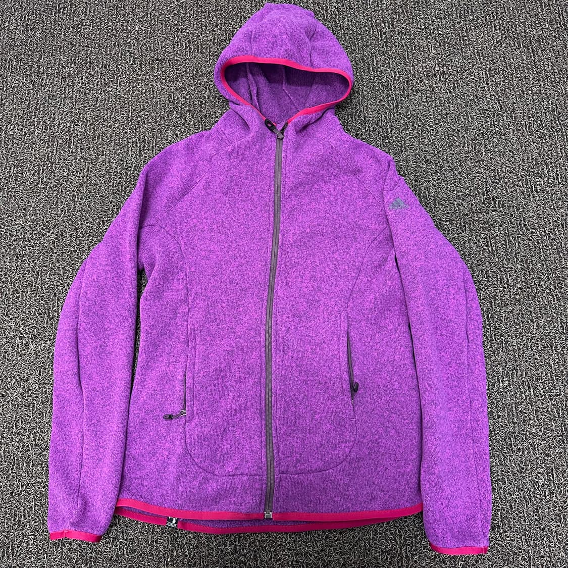 아디다스 후리스 후드집업 퍼플 100(L) 상품이미지1