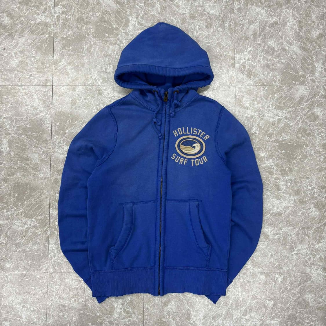 홀리스터 y2k 올드스쿨 스웻 후드집업 희귀져지(S) 상품이미지2