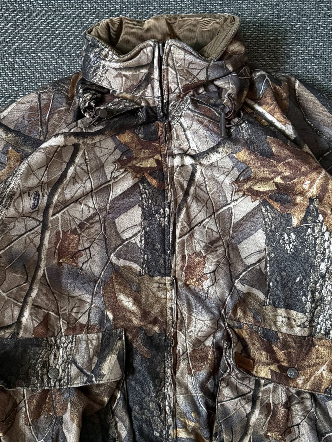 울리치 리버시블 리얼트리 올리브 점퍼 자켓 (110) 상품이미지3