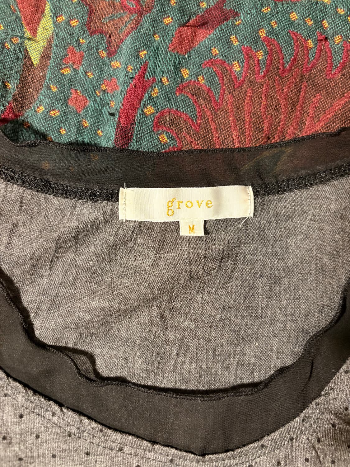 Grove dott sleeve  t-shirt  상품이미지2