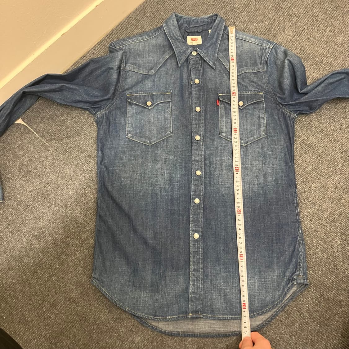 N132 리바이스 웨스턴 데님 청셔츠 상품이미지6