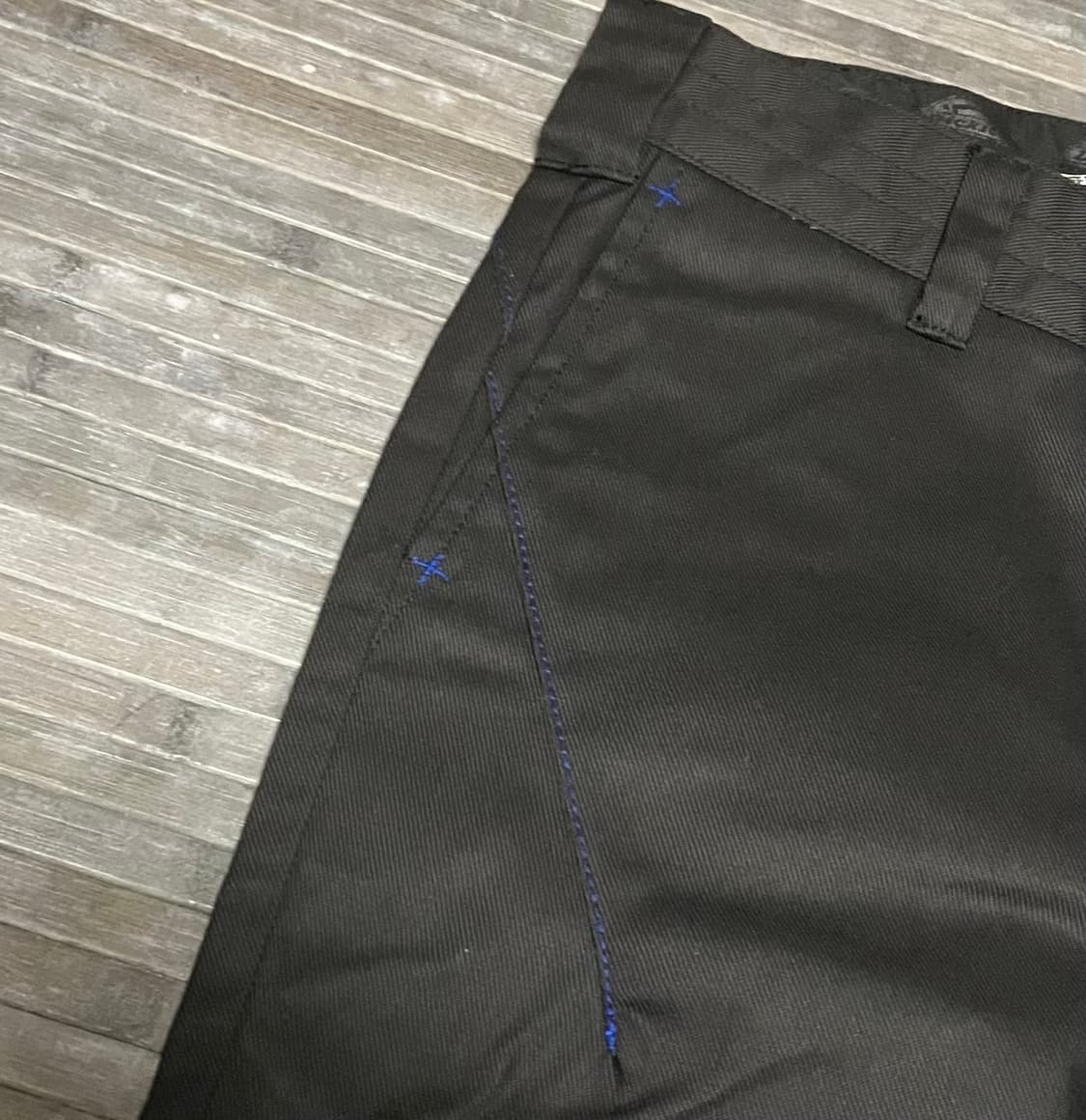 Blue stitch slim cotton pants 상품이미지3