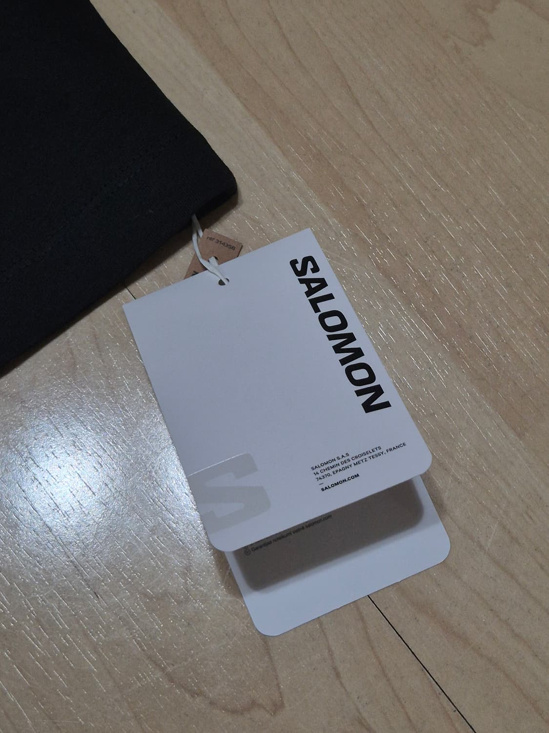 살로몬 반팔티 파리 에디션 L 블랙/화이트 상품이미지8