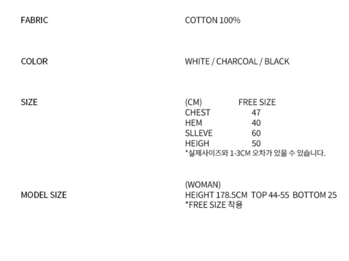 NACHE 나체 슬릿 레이어드 맨투맨 블랙 상품이미지6