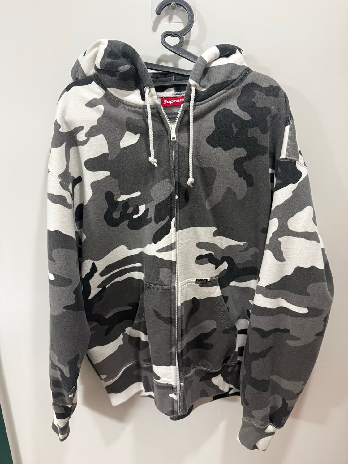 슈프림 스노우 카모 후드 집업 M 상품이미지1