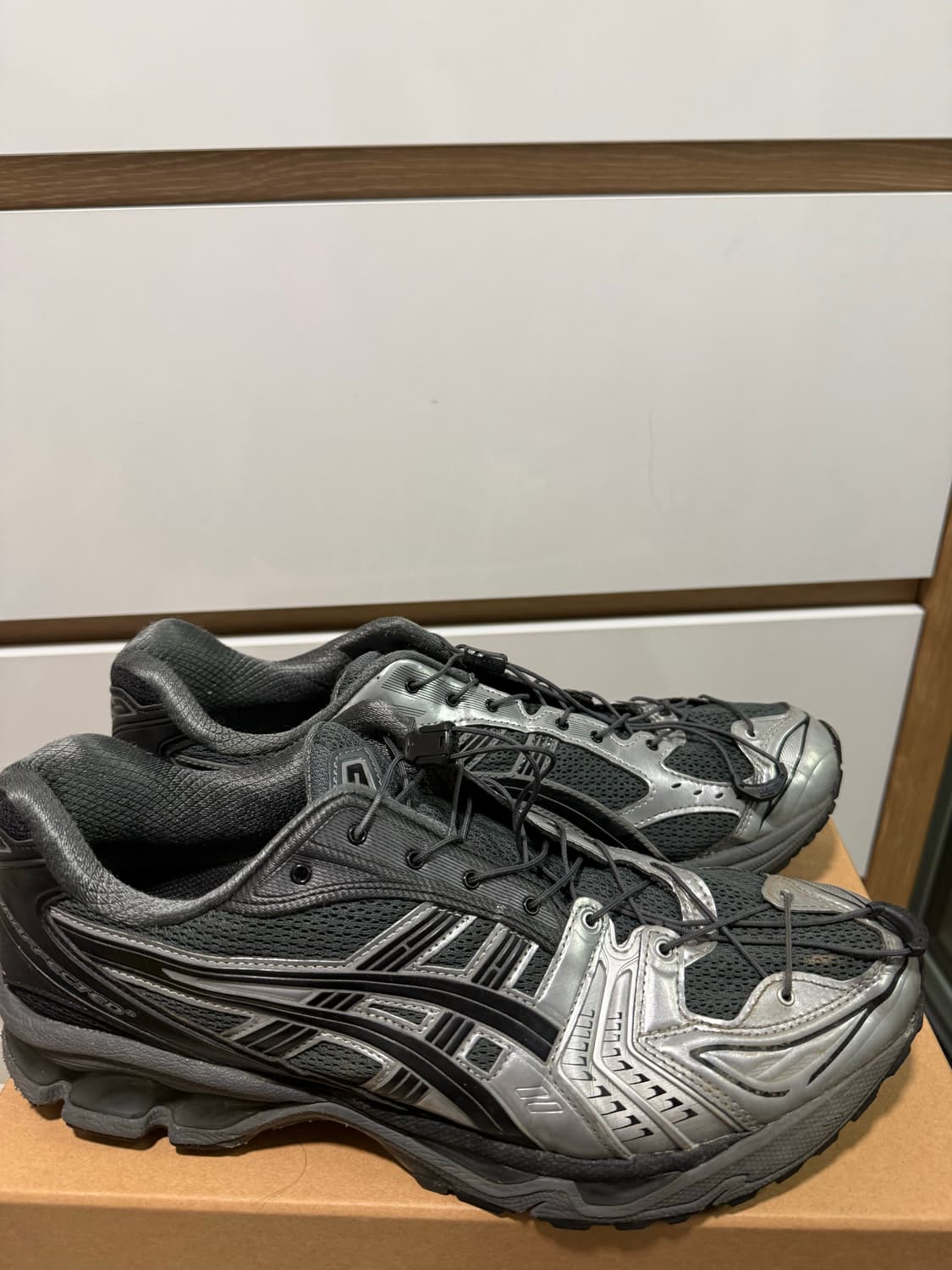 아식스 x 언어펙티드 젤 카야노 14 실버문 (300) 상품이미지4