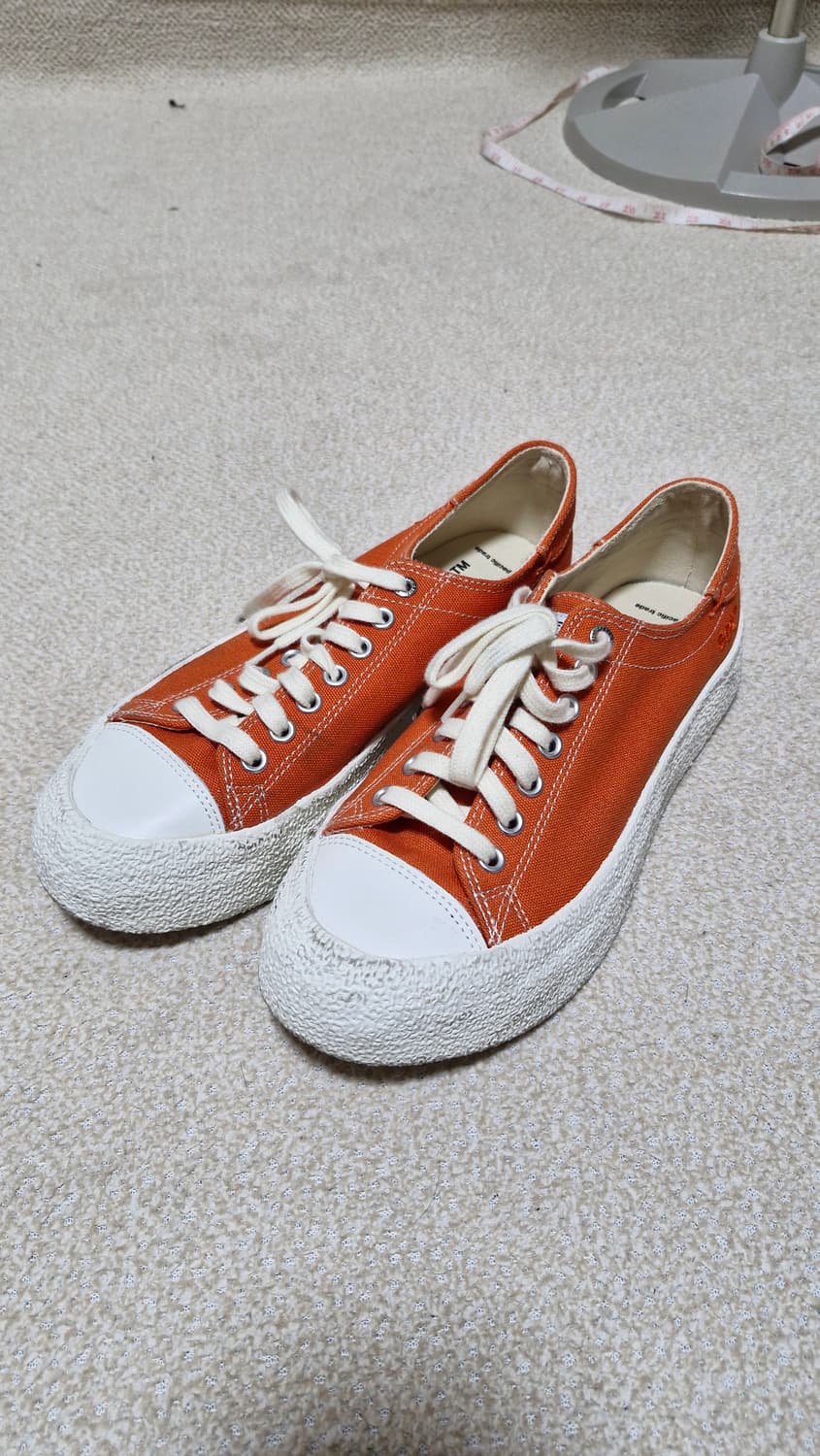 EPT 오렌지색 캔버스 단화 260 상품이미지1