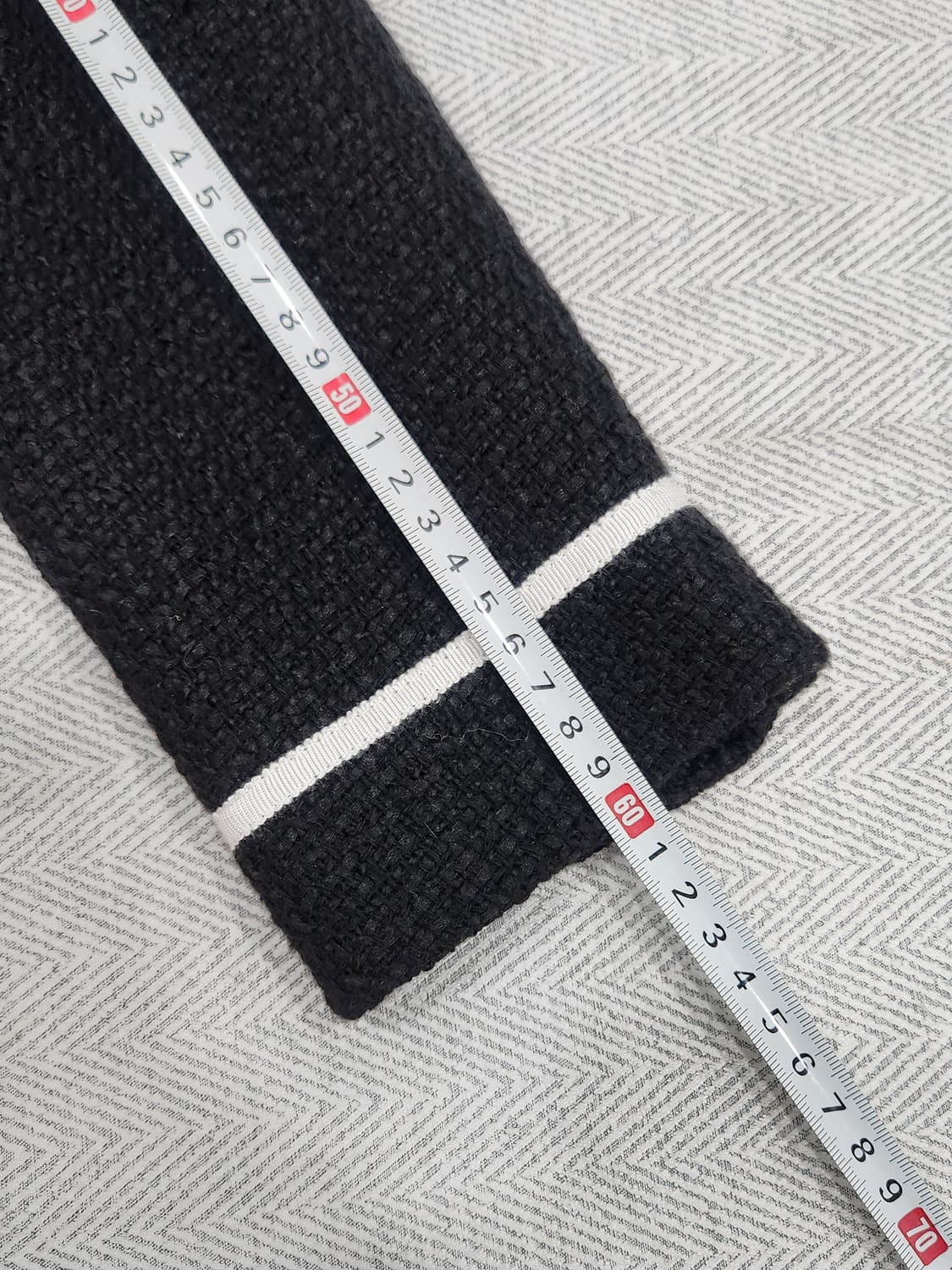 [F] 트위드 자켓 블랙 금장단추 여성 프리사이즈 상품이미지8