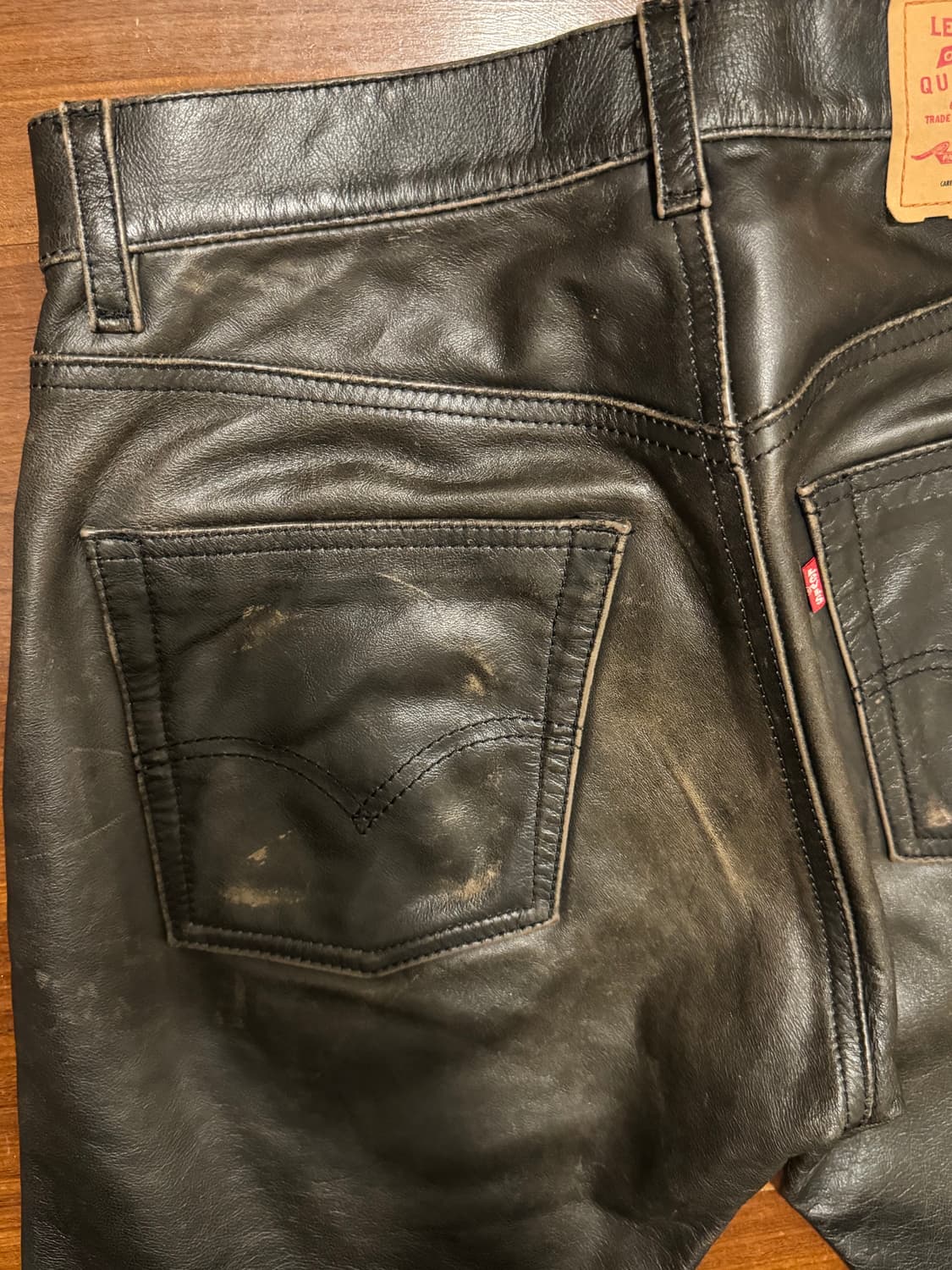 리바이스 505 리얼 소가죽 상품이미지4