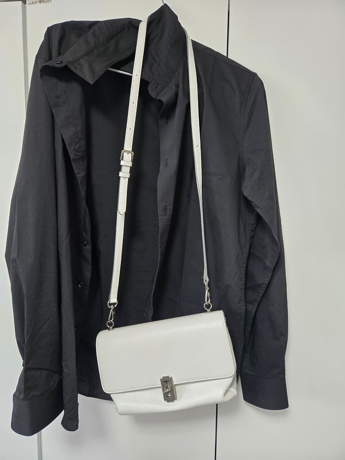 분크 바게트백 화이트(아이보리 아님) 상품이미지10