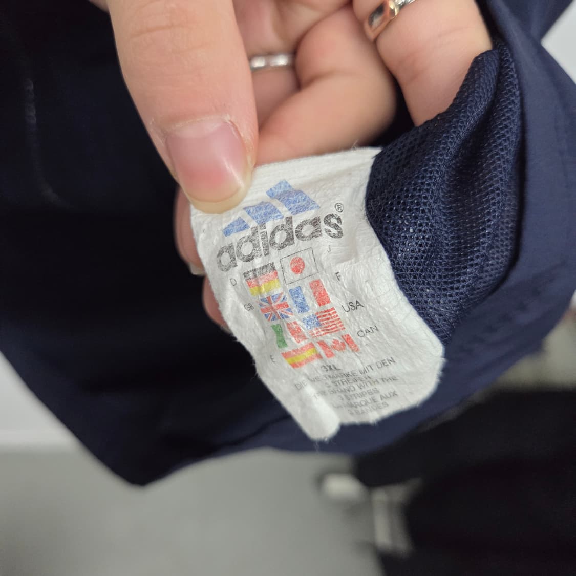 아디다스 네이비 후드 바람막이 점퍼 남2XL 상품이미지8