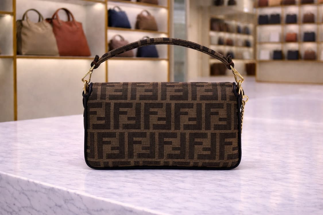 [S급] 펜디 바게트 자카드 패브릭 크로스백 미니 브라운 판매합니다!!! 상품이미지2