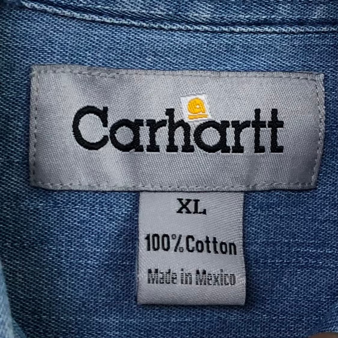 XL 칼하트 데님 셔츠 상품이미지3