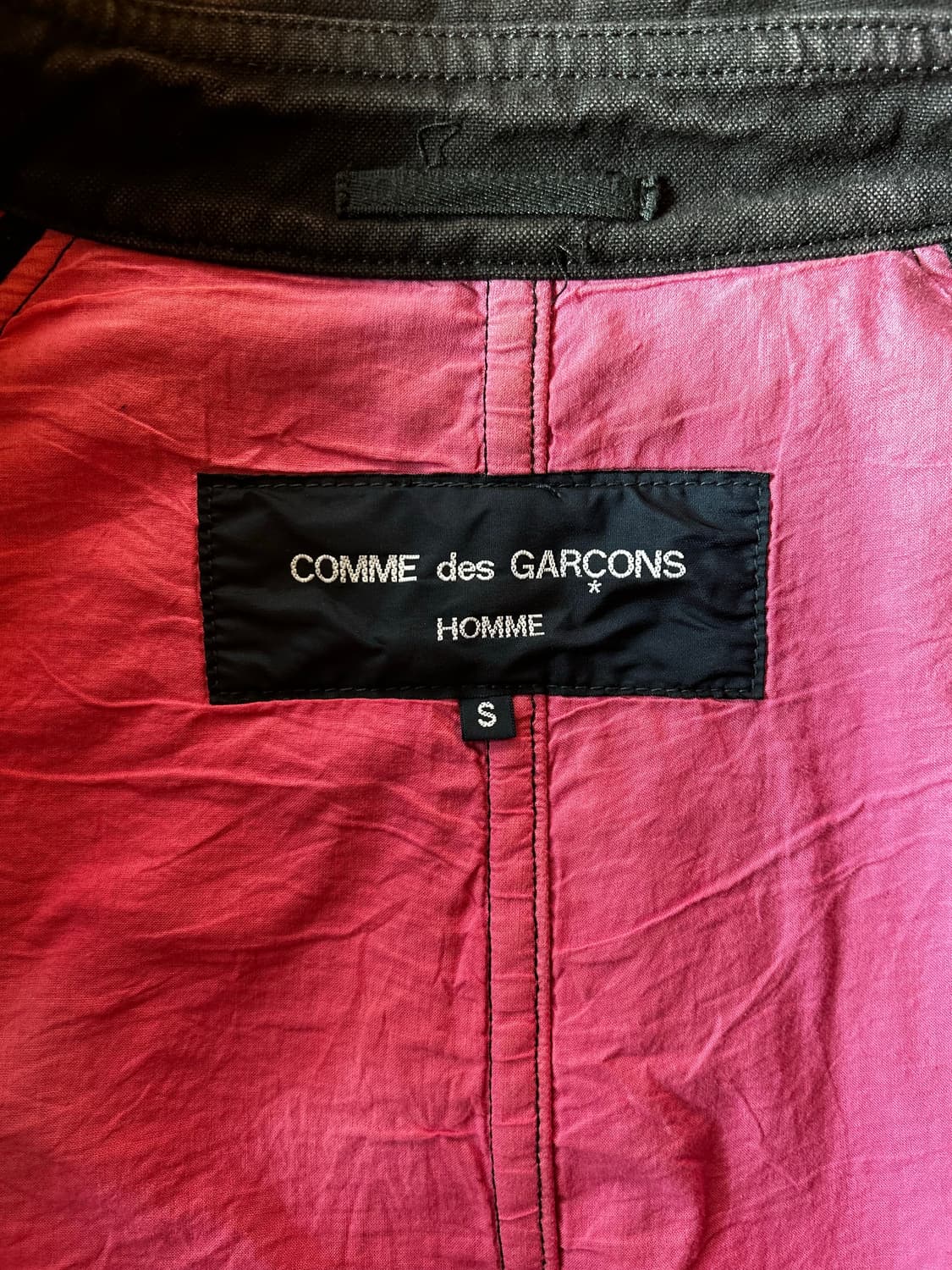 AD2004 꼼데가르송 옴므 워시드 더블 피코트 상품이미지7