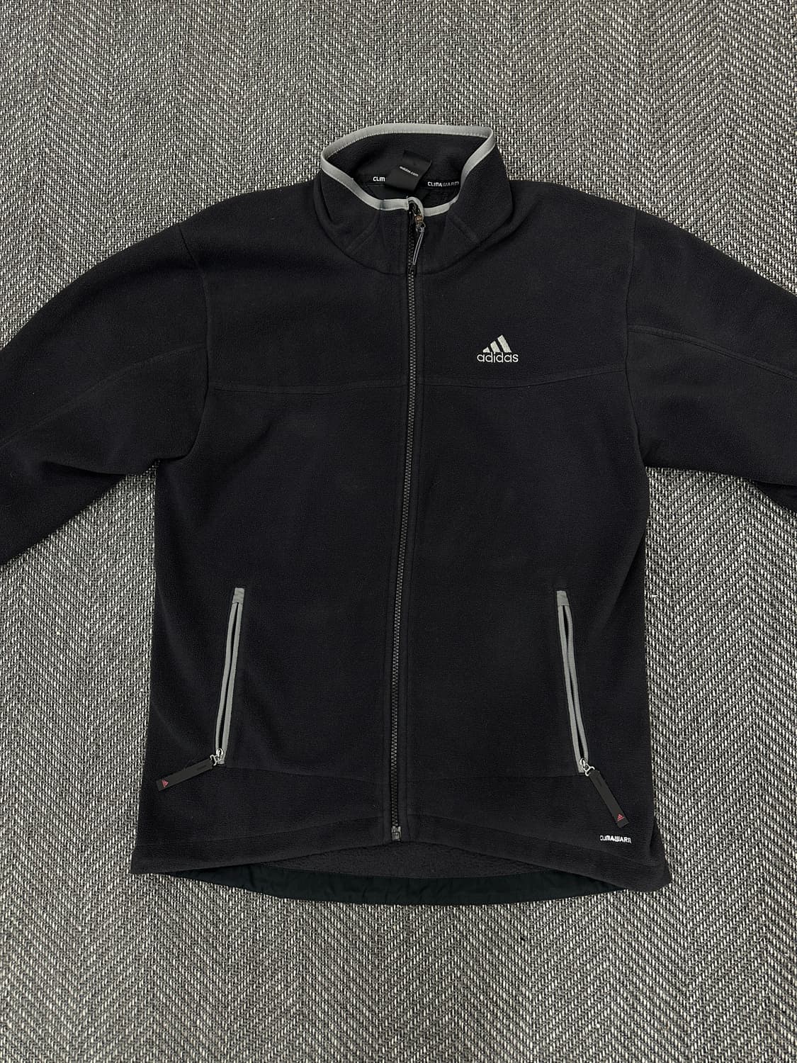 아디다스 후리스집업 블랙 상품이미지2