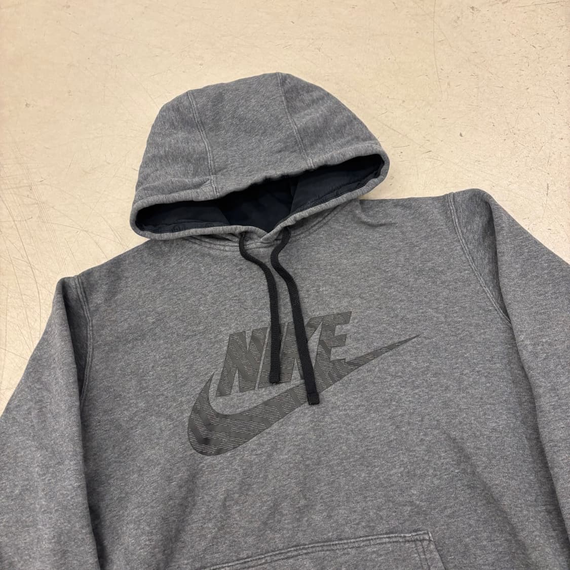 나이키 그레이 빅로고 후드티 상품이미지2