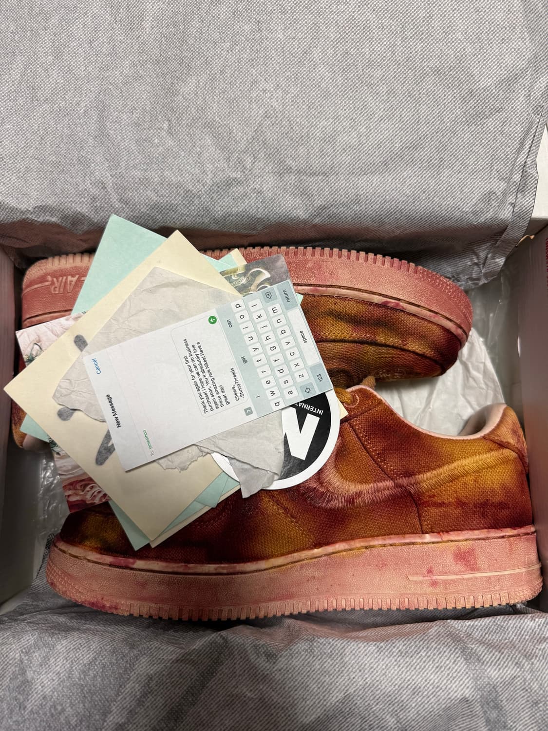 나이키 환장하는분 환영 전세계50족 한정판 나이키x스투시 타이다이 280 상품이미지6