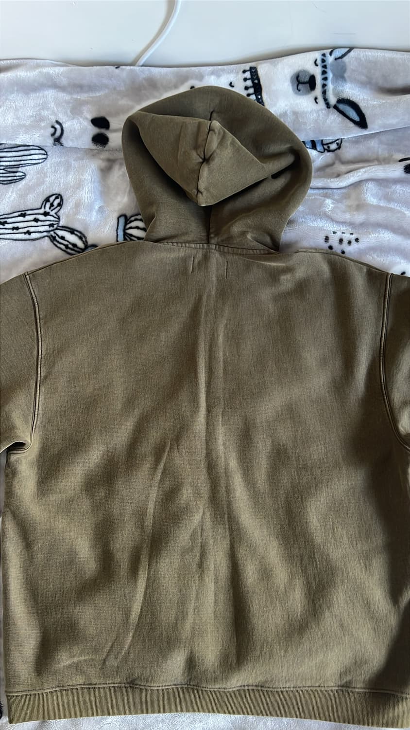 스투시 페이디드 그래픽 집 후드 올리브 상품이미지2