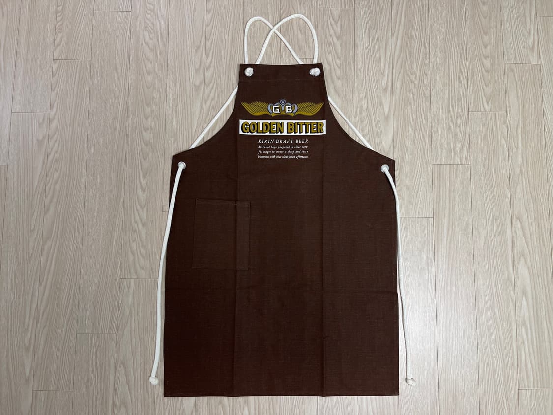 기린 골든 비터 맥주 빈티지 앞치마 5번 90s 상품이미지1