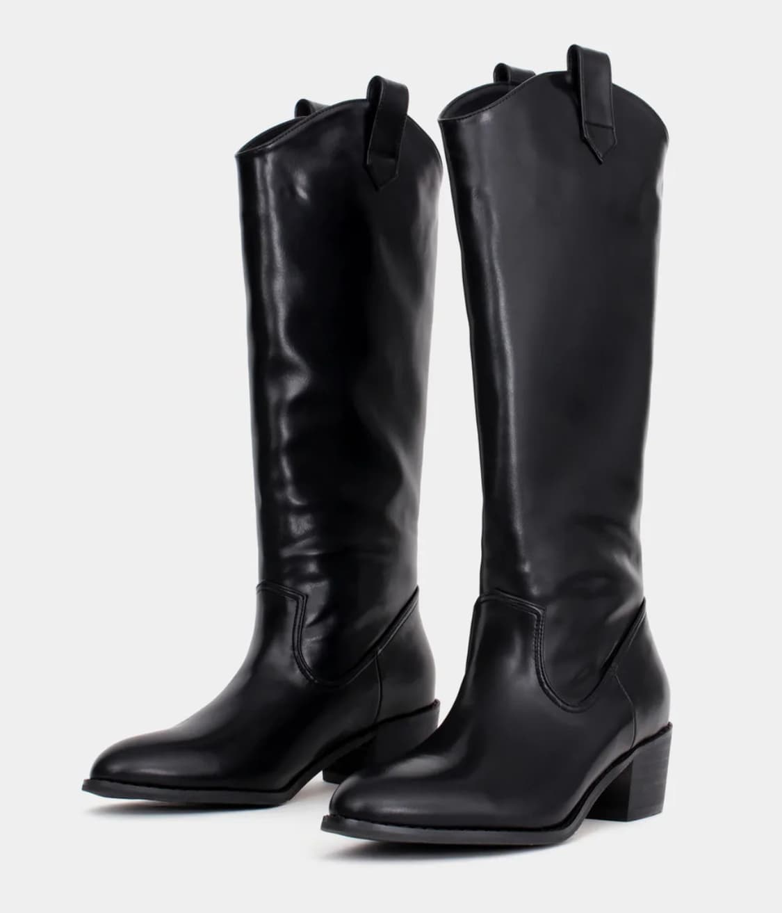 세스띠 블랙 웨스턴 롱부츠 상품이미지1