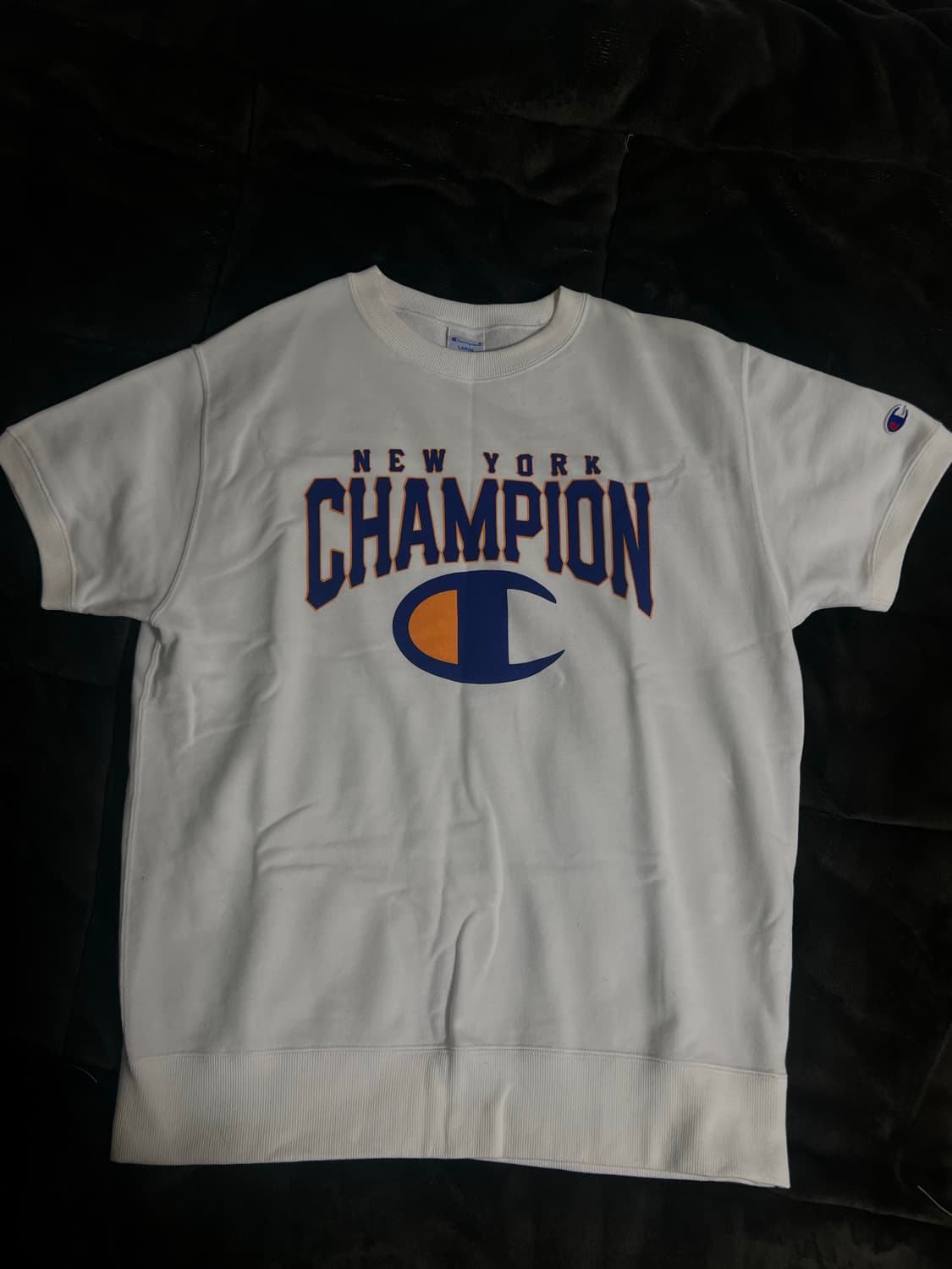 챔피온 니트반팔티 상품이미지1