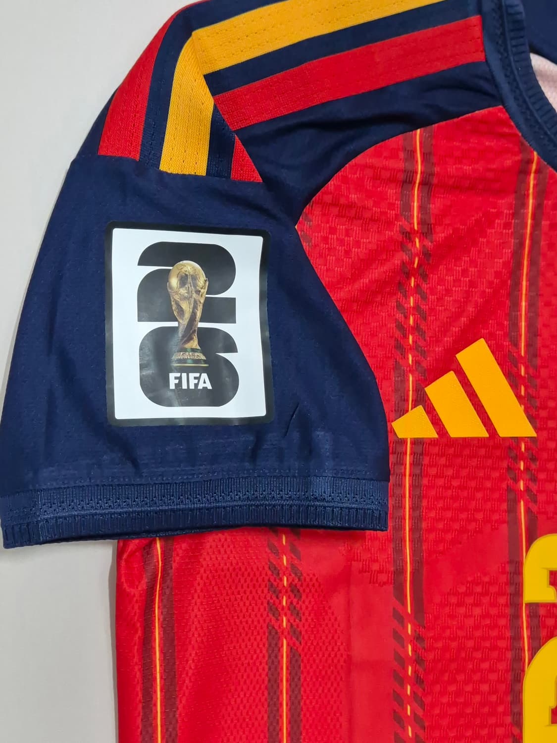 26-28 스페인 국가대표 월드컵 홈킷 페드리 유니폼 L 상품이미지6