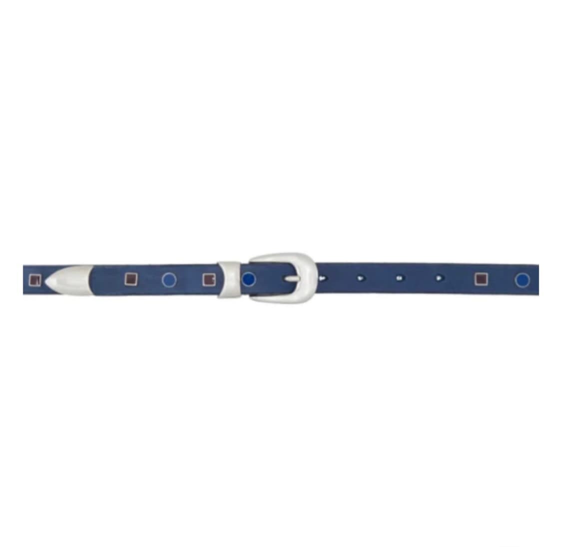 [90] Blue Jam Leather Belt 상품이미지1