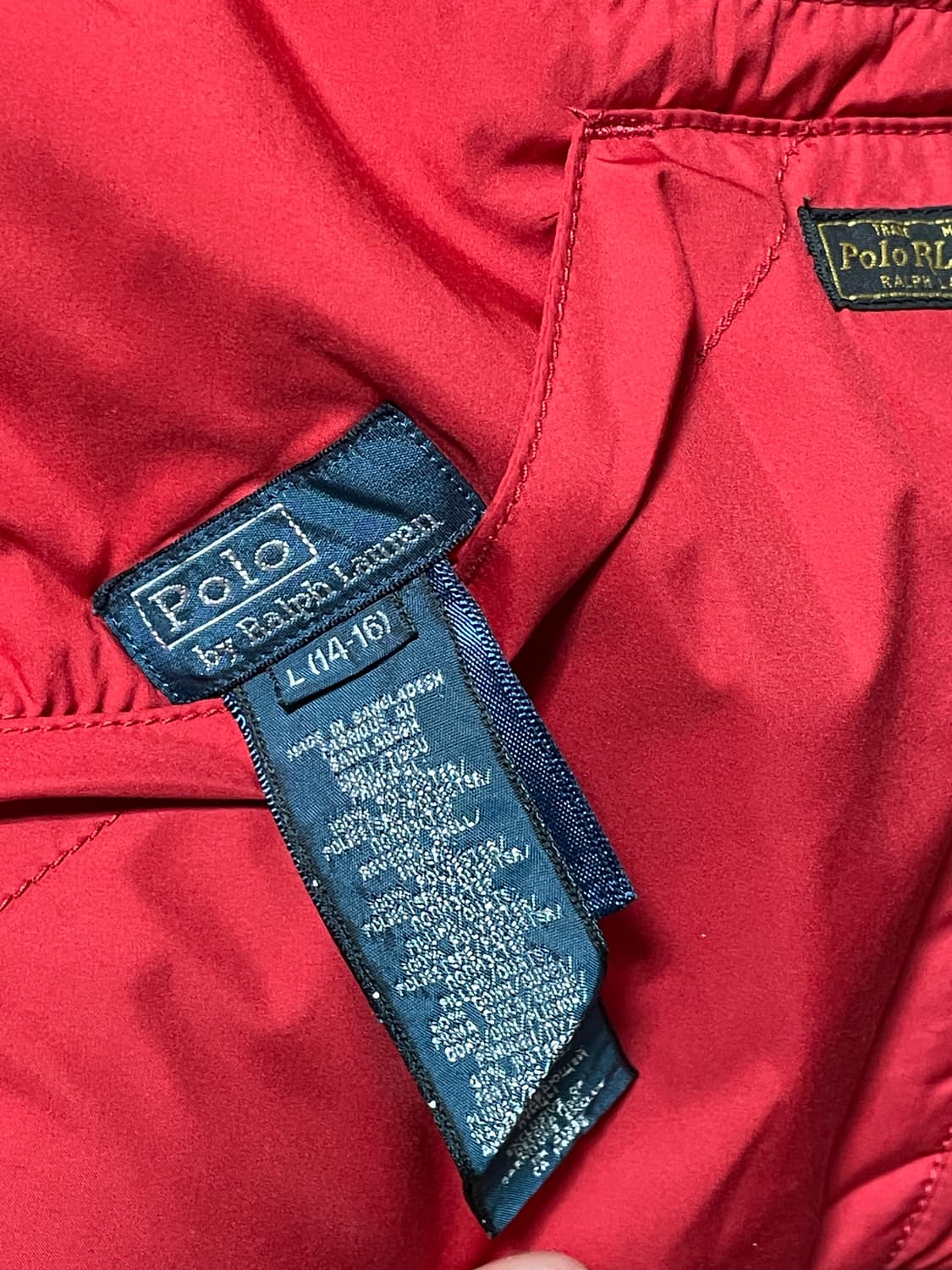 S~M 폴로 랄프로렌 리버시블 패딩 조끼 베스트 상품이미지4