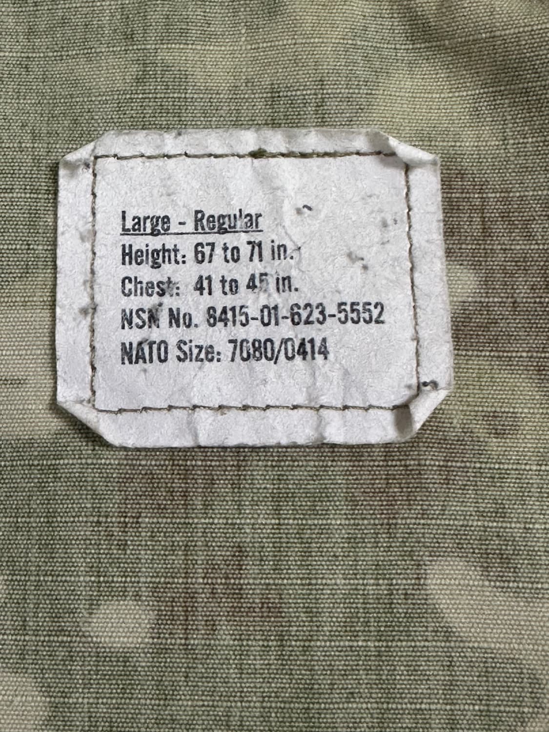미군 OCP 멀티캠 전투복 상의 (L/R) (XL) 상품이미지8