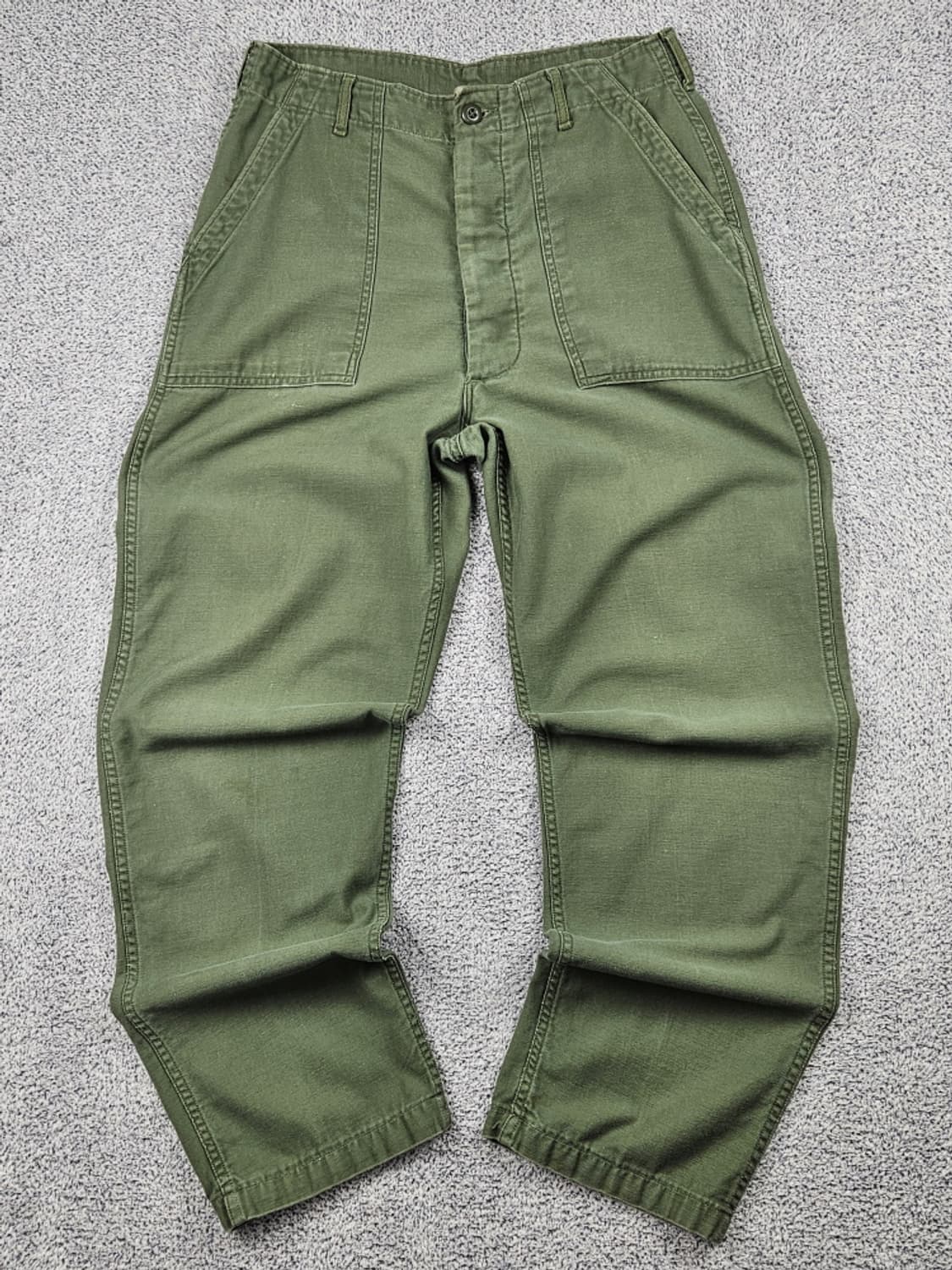 70's U.S ARMY 전기형 퍼티그 팬츠 (34X33) / 10335 상품이미지1