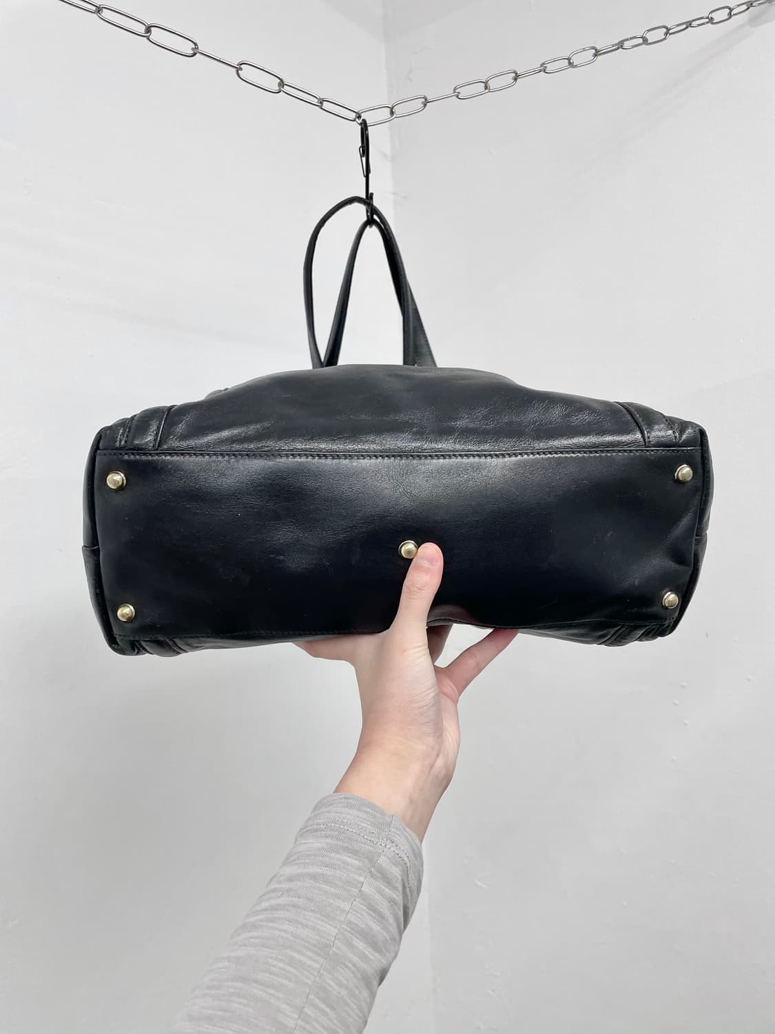 구찌 브릿 GG 인터로킹 금장 호보백  상품이미지9