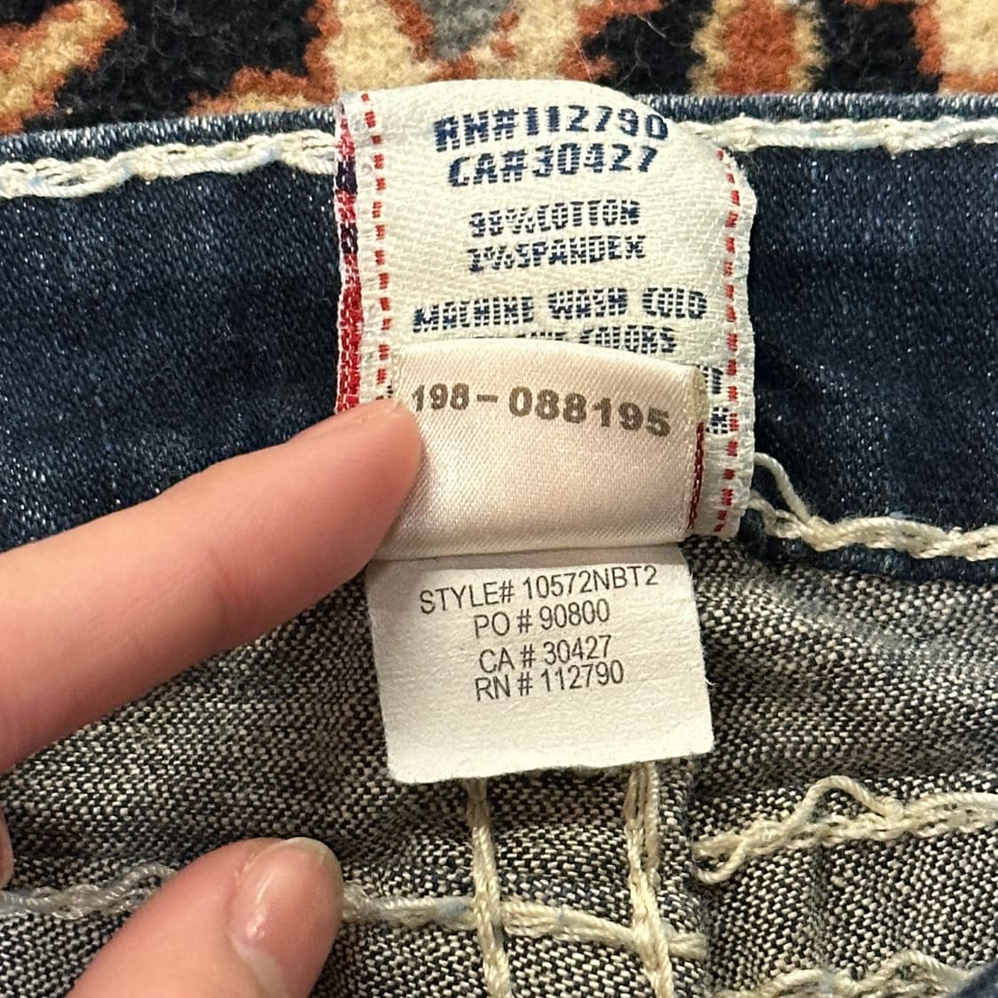 트루릴리전 Billy Super T 부츠컷 데님 팬츠 (27) y2k 상품이미지9