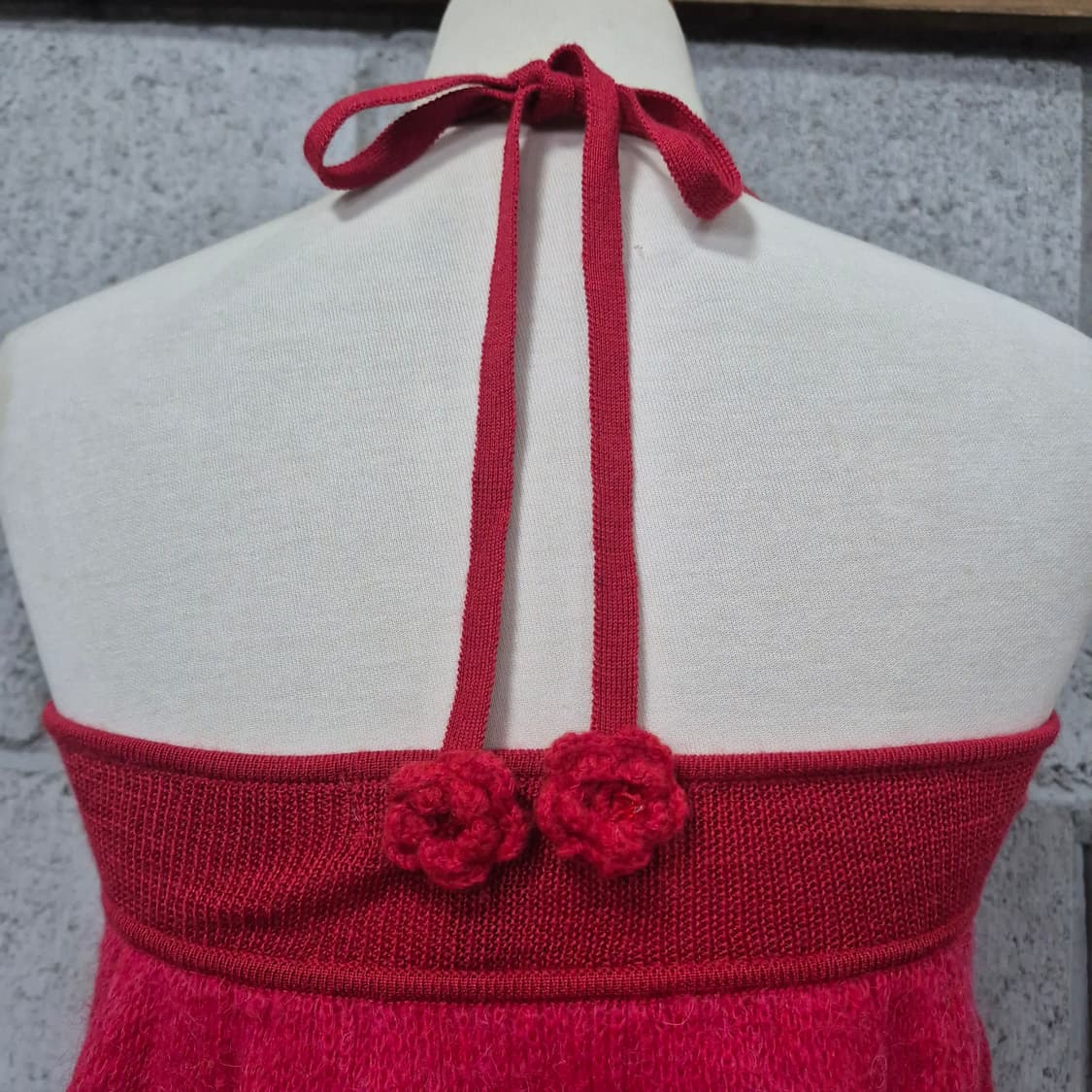 니트홀터넥 나시 상품이미지5