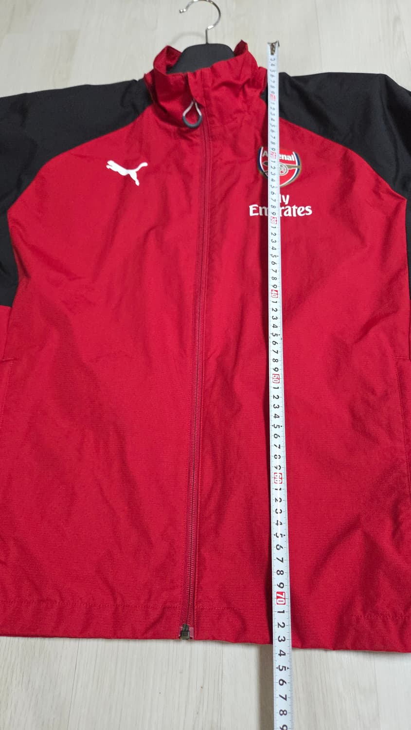 (착샷) 푸마 아스날 바람막이 유니폼 져지 레인 자켓 상품이미지8