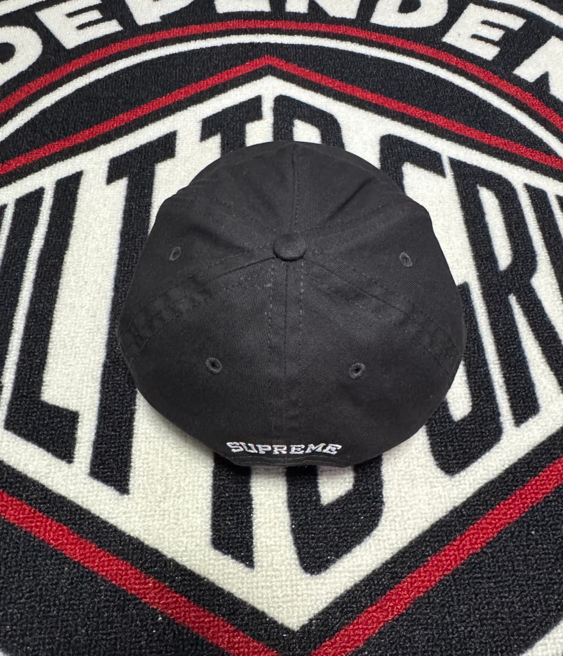 슈프림 스위셔 스윗 스냅백 블랙 상품이미지5