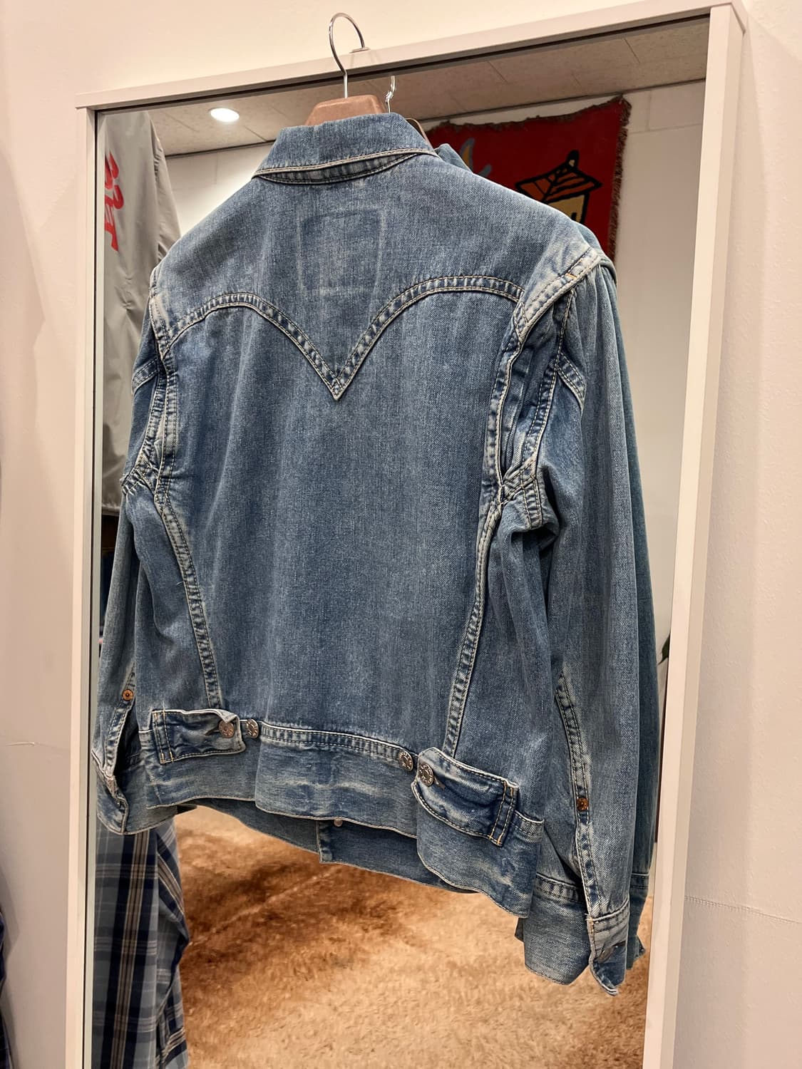 00s Levis 리바이스 70901 Type1 타입원 데님 트러커 자켓 상품이미지4
