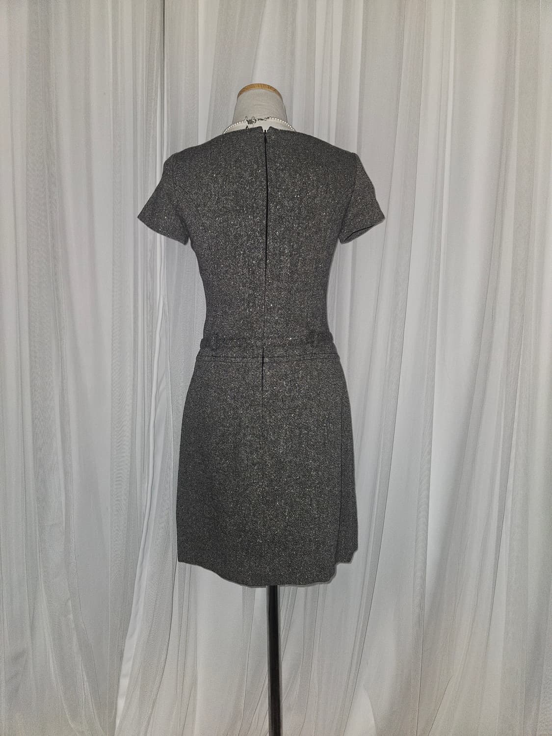 queens court 빈티지 울 그레이 버클 히메 드레스 상품이미지3