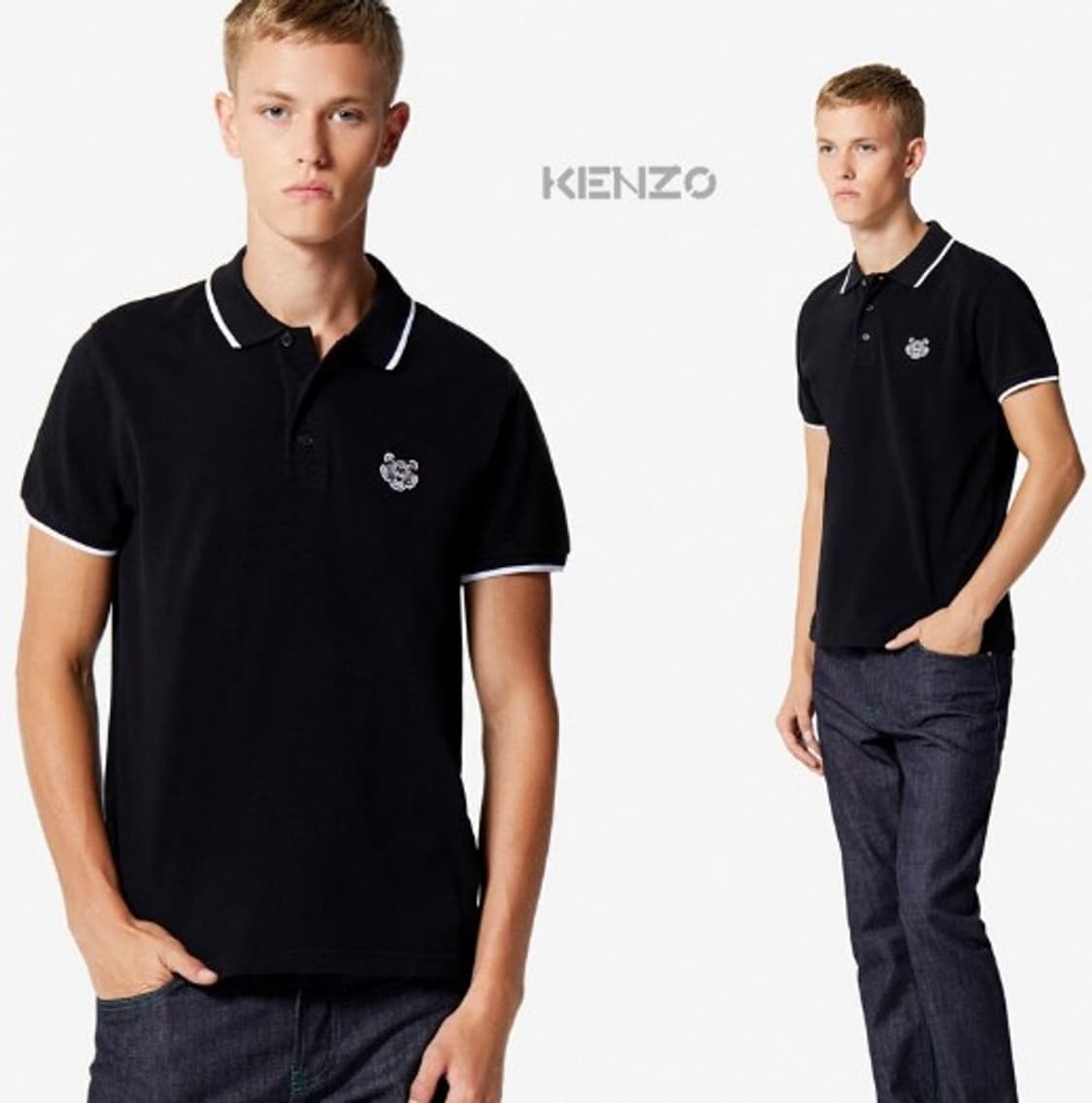 겐조 미니 타이거 패치 PK 폴로 반팔 티셔츠 상품이미지10