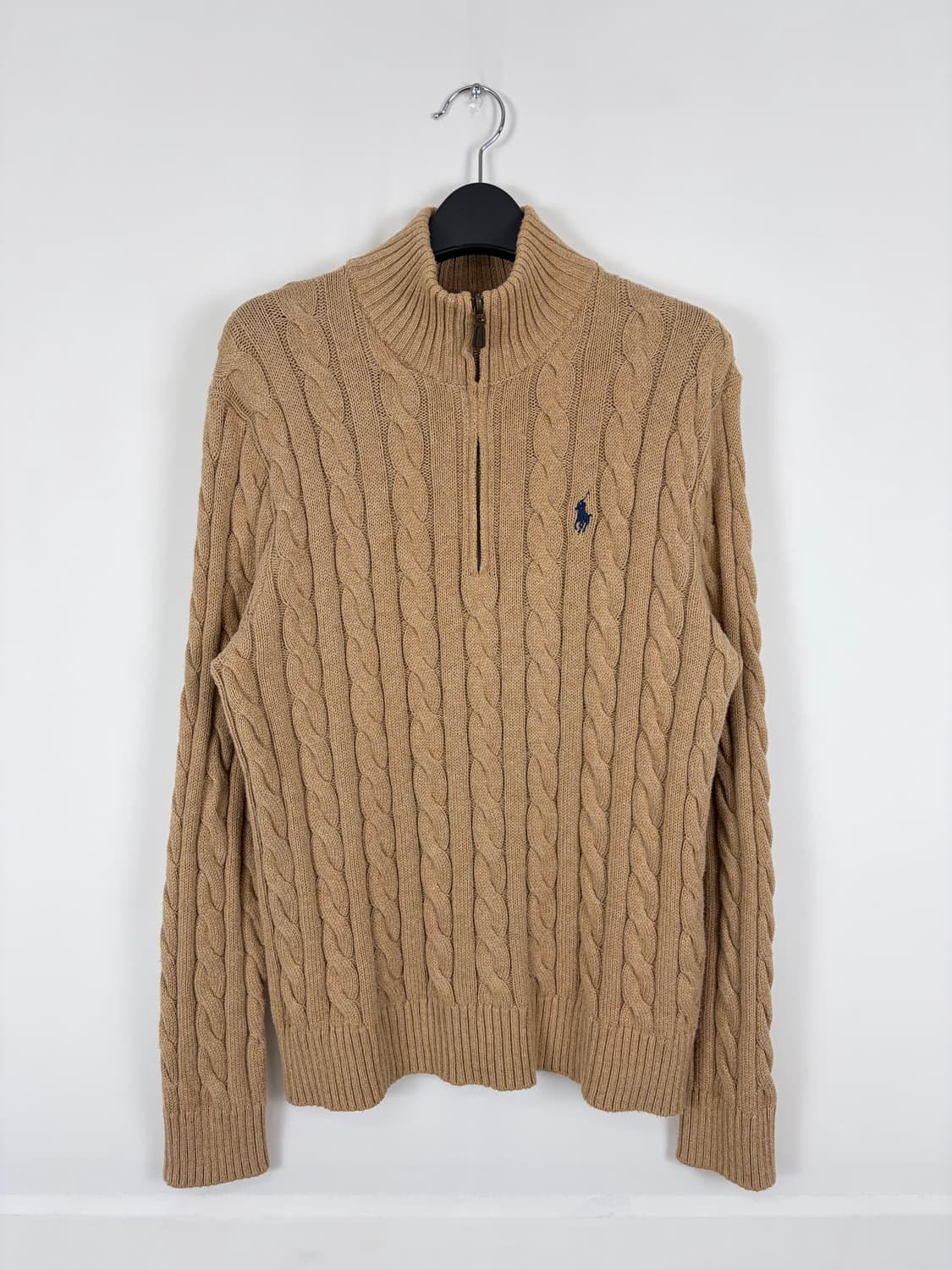 a145) 폴로랄프로렌 포니 케이블 반집업 니트 상품이미지2