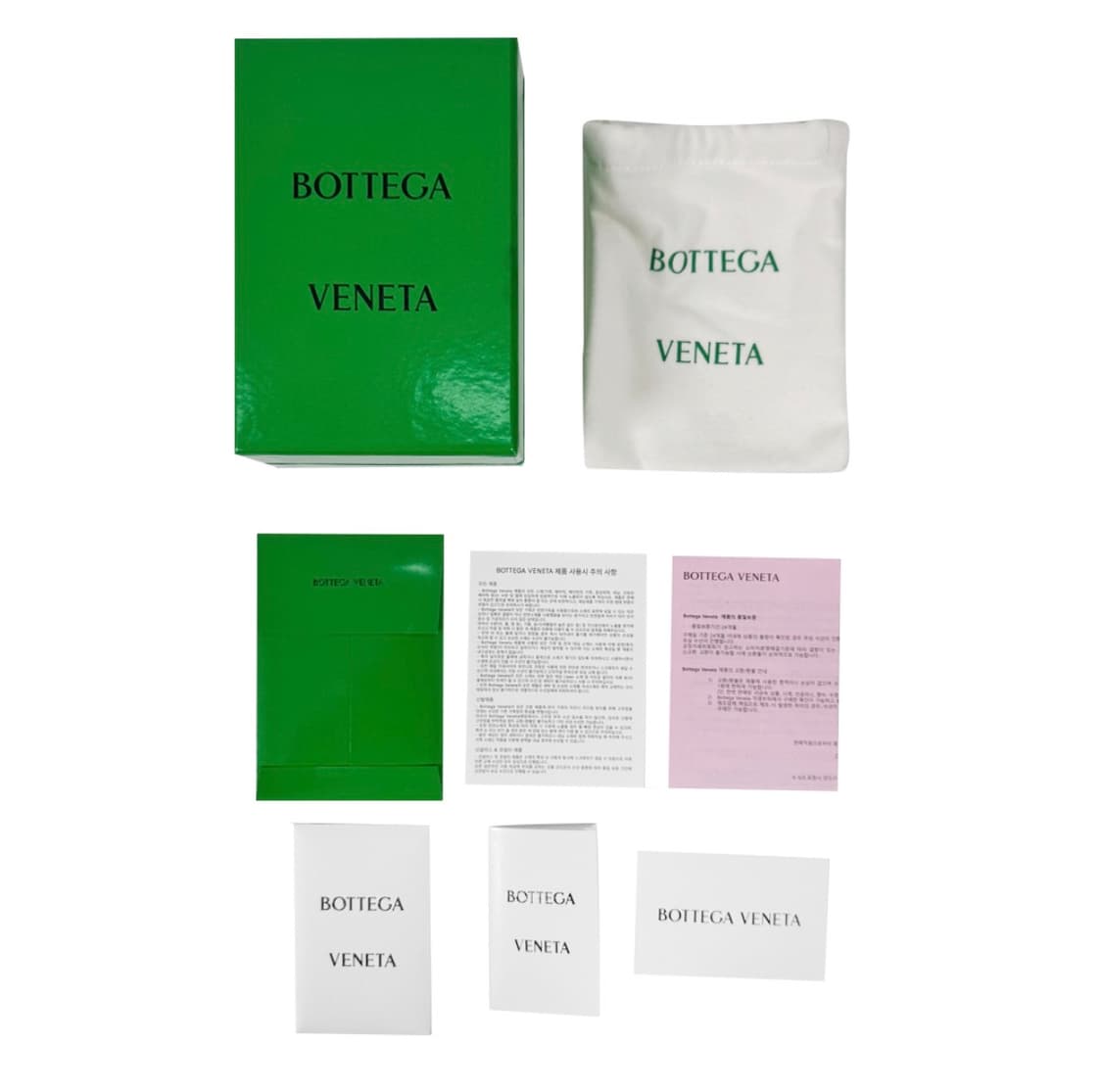 보테가베네타 인트레치아토 남성 레더 카세트 카드 케이스 지갑 패러킷 그린 상품이미지8