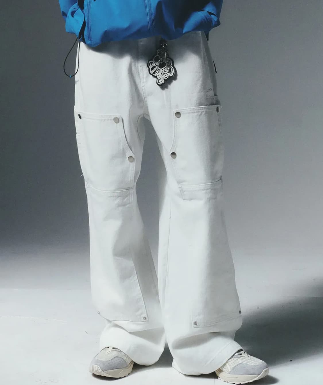 트래블 카펜터 데님 팬츠 아이보리 L 상품이미지1